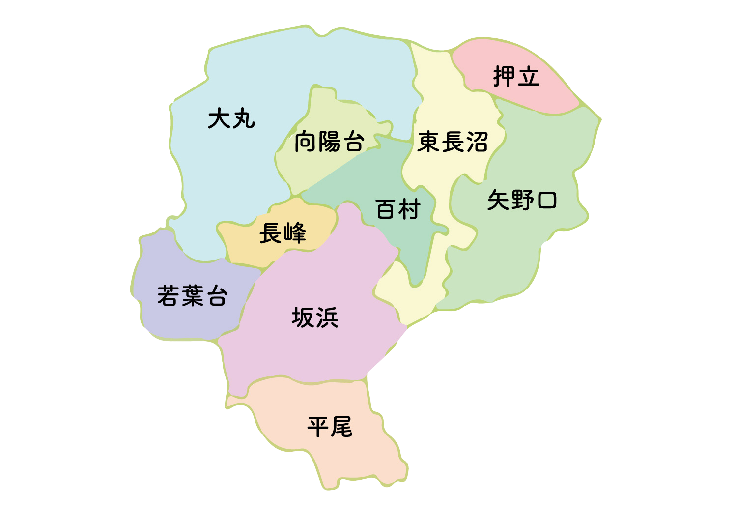 稲城市マップ