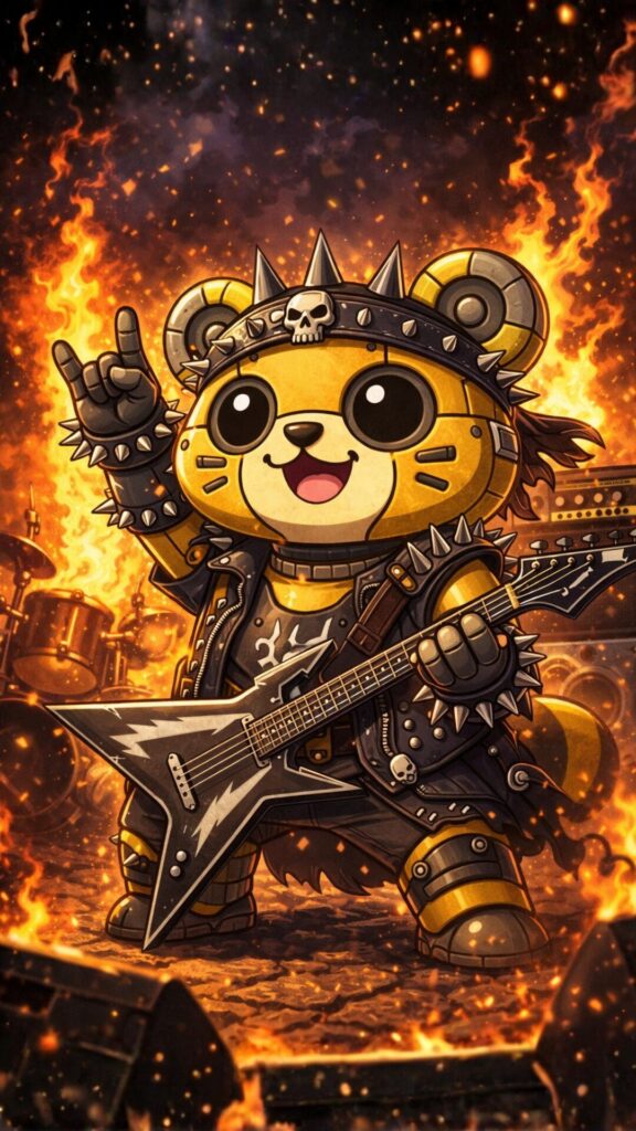 ミカタの壁紙_メカポンタ(仮)_デスメタル