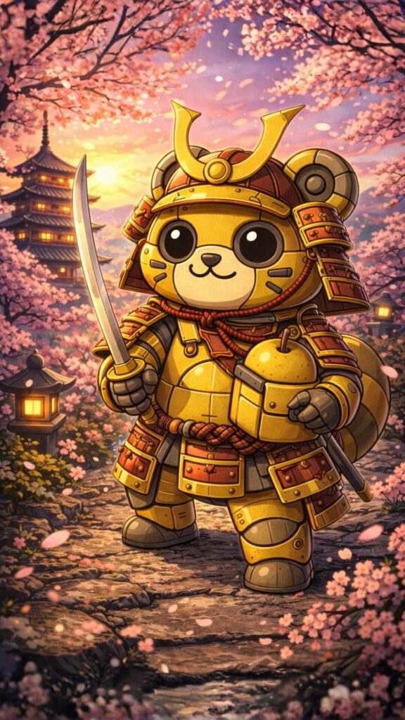 ミカタの壁紙_メカポンタ(仮)_サムライ