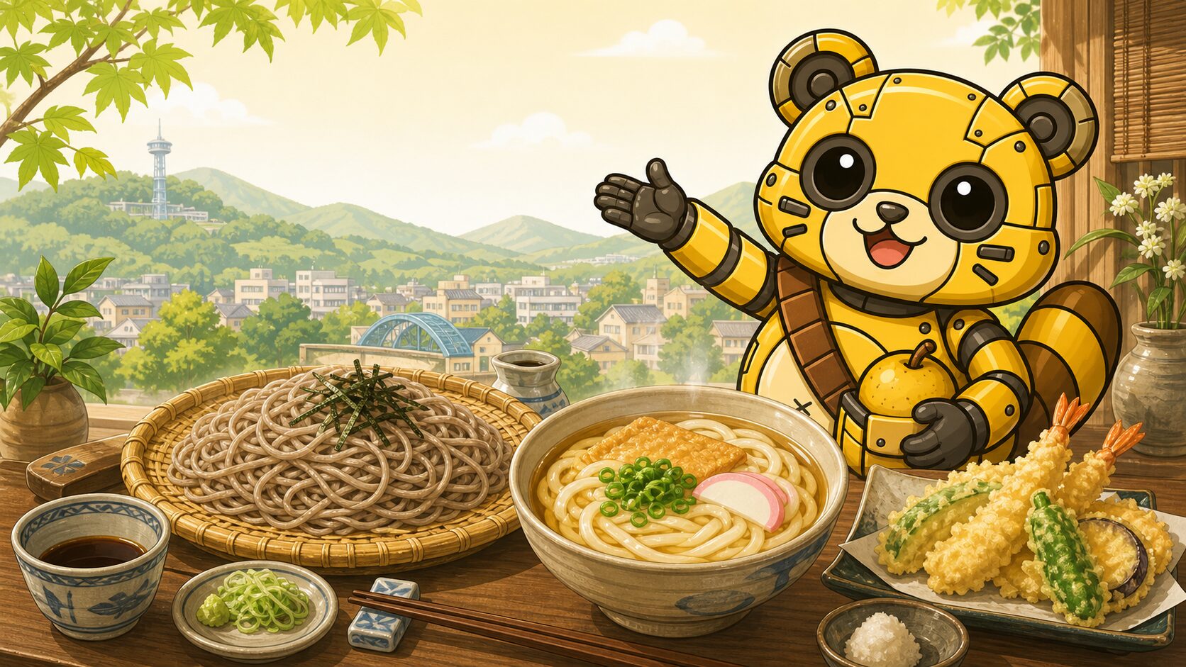 稲城市の蕎麦・うどん店まとめ アイキャッチ
