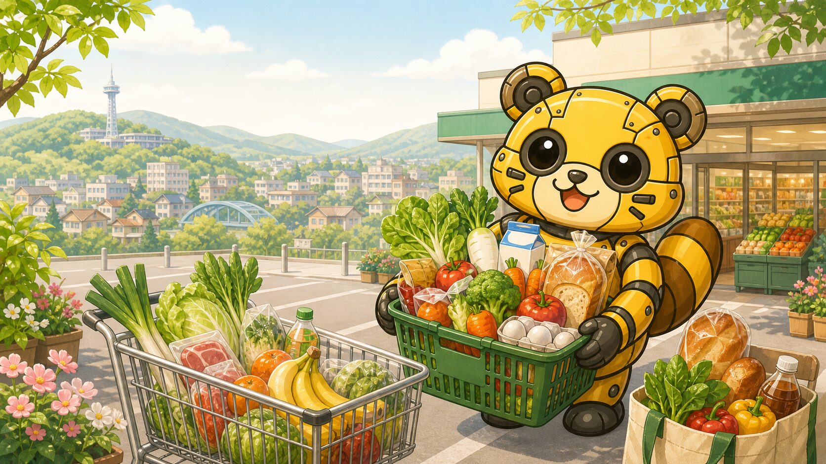 稲城市のスーパーマーケットまとめ アイキャッチ